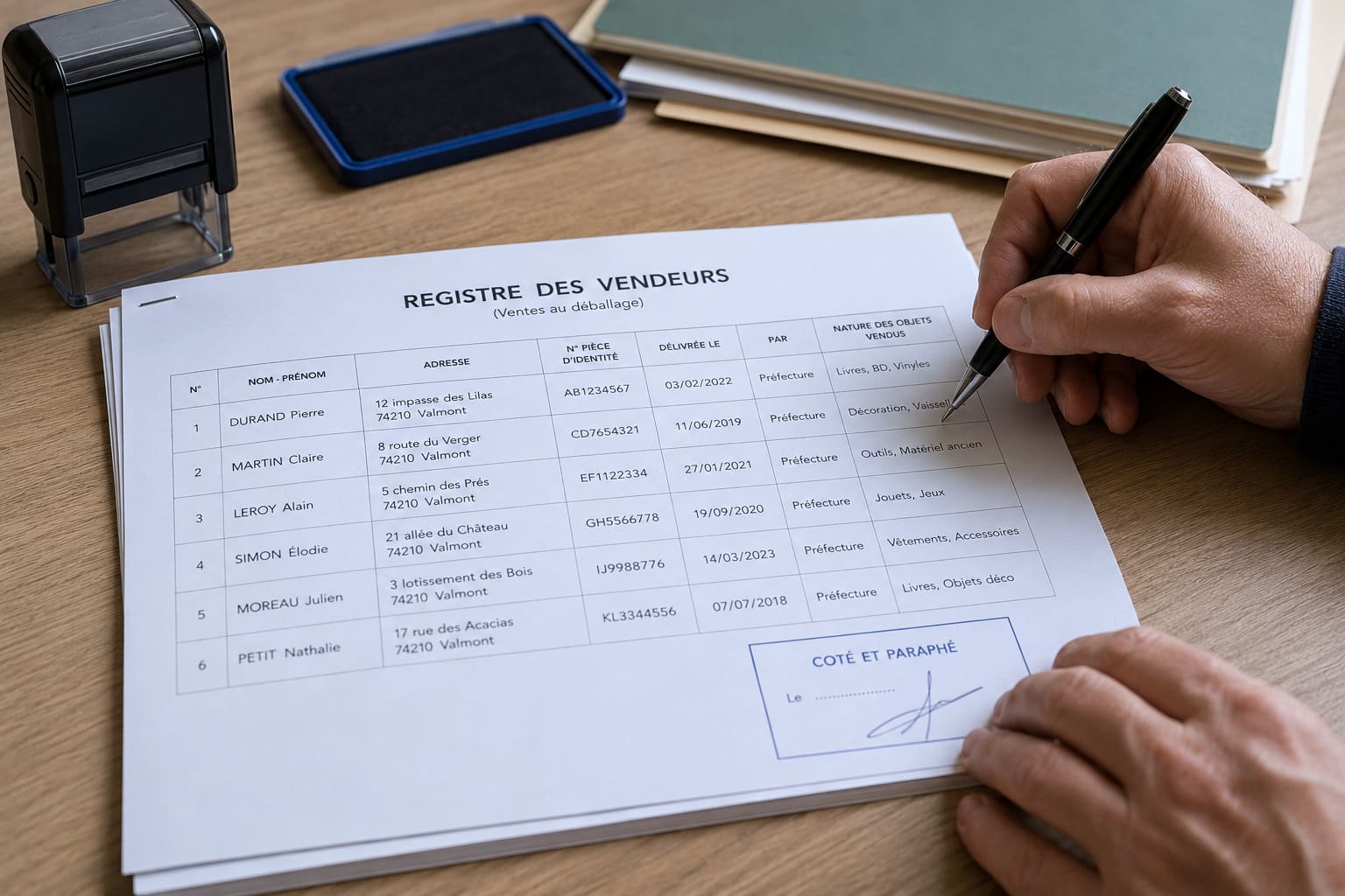 Registre des vendeurs de vide-grenier : les nouvelles règles applicables depuis le 1ᵉʳ juillet 2026