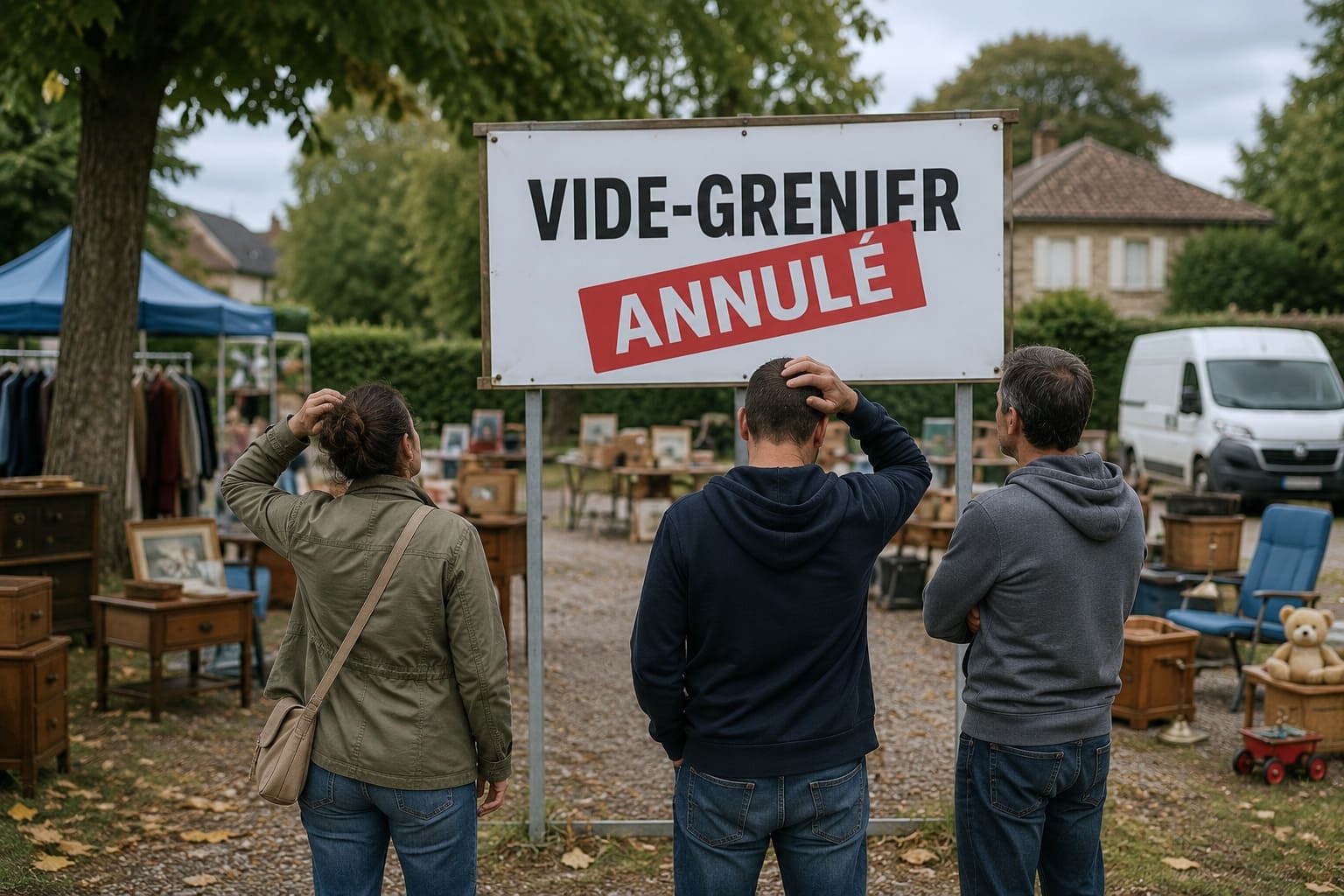 Annulation d&rsquo;un vide-grenier : peut-on refuser de rembourser les exposants ?